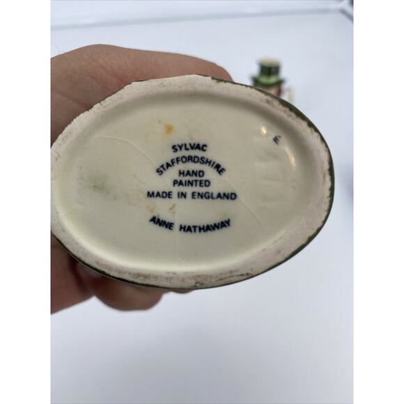 Sylvac Staffordshire Set Of 8 Ceramic Toby Pitchers 2"-3" Hand Painted England - Picture 11 of 16